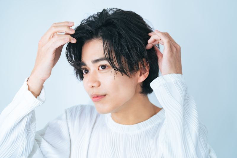 外出時の前髪ぺたんこ対処法